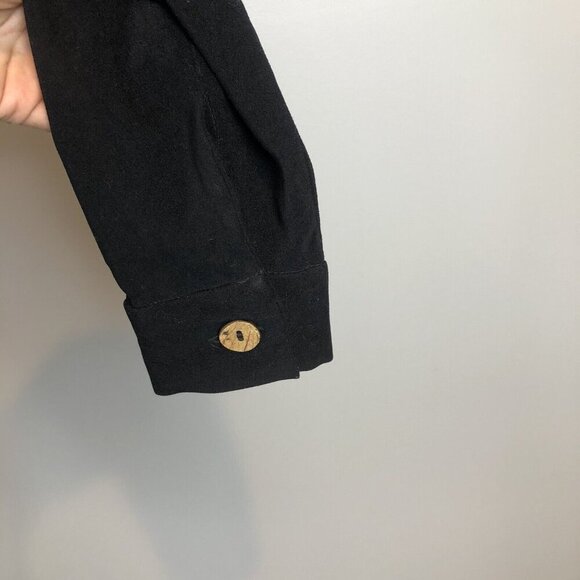 Indigo Moon Womens Size 14 Top and Skirt Outfit Set Black Embroidered Floral NWT - Picture 6 of 12